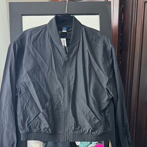 Old Navy Women's Black Bomber Jacket- Quick Dry feature- size XS